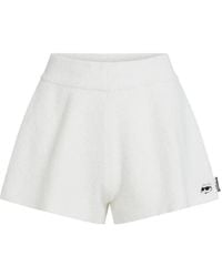 KARL LAGERFELD - Short Ikon Choupette Texturé - Lyst