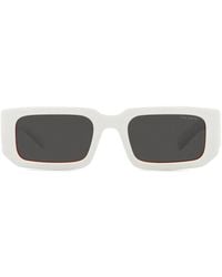 Prada - Rectangle-Frame Sunglasses - Lyst