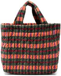Epice - Check-Pattern Quilted Tote Bag - Lyst