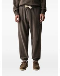 ARMANI EXCHANGE - Logo-Patch Drawstring Track Pants - Lyst