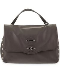 Zanellato - Small Postina Stud-Embellished Leather Tote Bag - Lyst