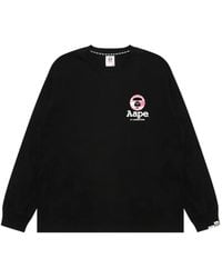 Aape By A Bathing Ape - Camo-Print Logo T-Shirt - Lyst