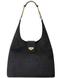Elisabetta Franchi - Crocodile-Effect Tote Bag - Lyst
