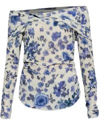 Isabel Marant - Danka Floral Off-Shoulder Top - Lyst