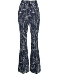 Akris - Tapered-Jeans mit Print - Lyst