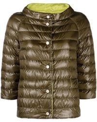 Herno - Chaqueta acolchada con diseño reversible - Lyst