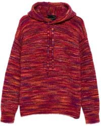 Roberto Collina - Sudadera con capucha y hombros caídos - Lyst