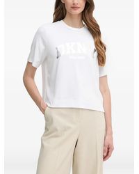 DKNY - Logo-Detail T-Shirt - Lyst