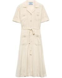 Prada - Hemdkleid aus Spitze - Lyst