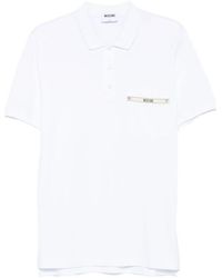 Moschino - Logo-Detail Polo Shirt - Lyst