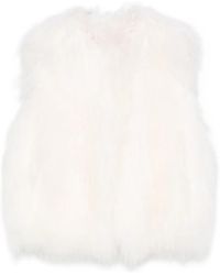 P.A.R.O.S.H. - Gilet En Fourrure D'Agneau - Lyst