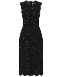 Dolce & Gabbana - Midi Dress Dg - Lyst