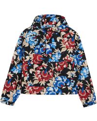 Ami Paris - Giacca A Vento Con Cappuccio - Lyst