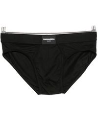 DSquared² - Slip mit Logo-Etikett - Lyst