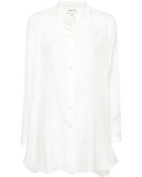 P.A.R.O.S.H. - Silk Mini Shirt Dress - Lyst