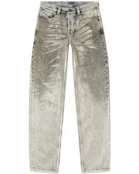 DIESEL - 1988 D-Ark Cotton Jeans With Laminated Effect - Lyst