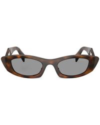Prada - Cat-Eye Frame Tinted Sunglasses - Lyst