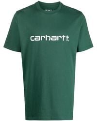 Carhartt - Logo-print Short-sleeved T-shirt - Lyst