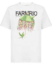 FARM Rio - Parrot-Print T-Shirt - Lyst