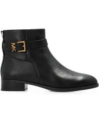 MICHAEL Michael Kors - Rachel Buckle-Strap Ankle Boots - Lyst