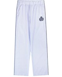 Sporty & Rich - Stripe Embroidered Pyjama - Lyst