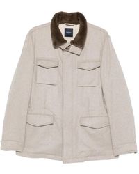 Barba Napoli - High-Neck Four-Pocket Jacket - Lyst