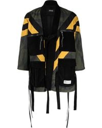 Mostly Heard Rarely Seen - Graphic-Print Panelled Jacket - Lyst