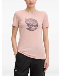 Fjallraven - Abisko Logo-Print Short-Sleeve T-Shirt - Lyst