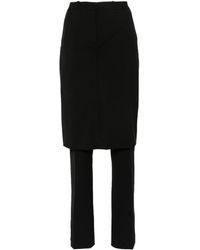 Coperni - Low-waist Wide-leg Skirt Trousers - Lyst