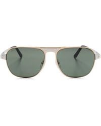 Cartier - Santos De Cartier Geometric-Frame Sunglasses - Lyst