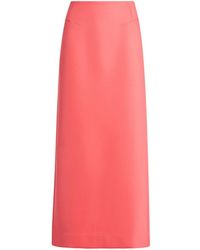 Acler - High-Waist Midi Skirt - Lyst