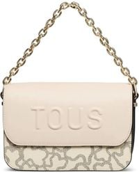 Tous - Kaos Icon Embossed-Logo Chain-Strap Cross-Body Bag - Lyst