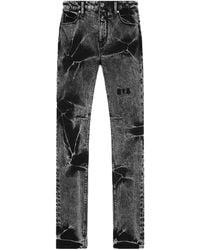 RTA - Bryant I Flower Acid Wash Jeans - Lyst