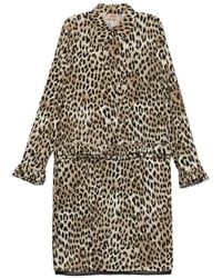 N°21 - Kleid Mit Leoparden-Print - Lyst