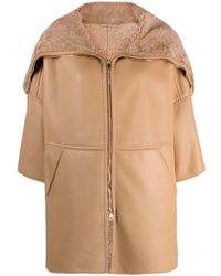 Max Mara - Pappino Leather Coat - Lyst