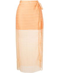 Rejina Pyo - Reya Layered Midi Skirt - Lyst