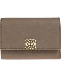 Loewe - Anagram Small Leather Wallet - Lyst