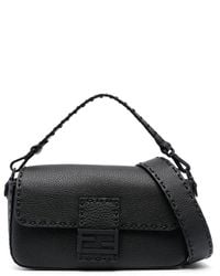 Fendi - Selleria Leather Shoulder Bag - Lyst