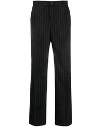 Golden Goose - Striped Mid-rise Trousers - Lyst