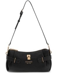 Guess - Yesba Lock Strap Shoulder Bag - Lyst