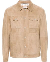 Brunello Cucinelli - レザージャケット - Lyst