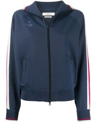 Étoile Isabel Marant Trainingsjacke mit Streifen - Blau