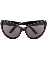 Balenciaga - Xpander Zonnebril Met Vlinder Montuur - Lyst