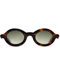 Paloceras - Round-Frame Tortoiseshell-Effect Sunglasses - Lyst
