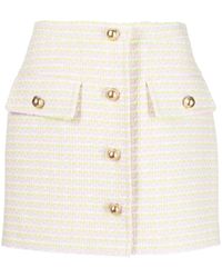 Pushbutton - Button-Up Mini Skirt - Lyst