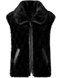 Pinko - Glossinia Faux-Fur Panelled Gilet - Lyst