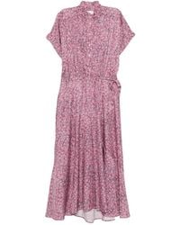 Isabel Marant - Floral Midi Shirt Dress - Lyst