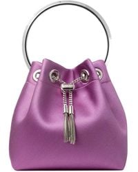Jimmy Choo - Bon Bon Leather Bucket Bag - Lyst