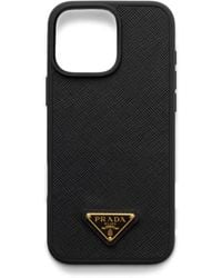 Prada - Textured Iphone 16 Pro Max Case - Lyst