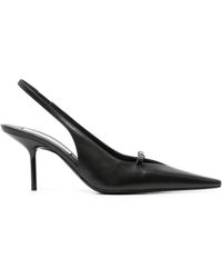 Victoria Beckham - 75 Mm Slingback Pumps Met Puntige Neus - Lyst